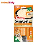 Churu Skin & Coat Snack Húmedo Para Gatos Pollox 4Un